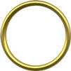 Alluminium sling rings S - GOLD
