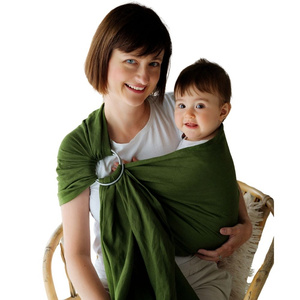 Ring Sling Pure Linen Moss - taille M (2 m)