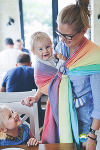 Ring sling Merino Ammolite - size S (1,7m) /2nd grade