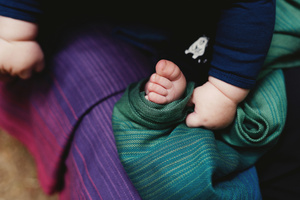 Écharpe de portage Bamboo Misty Zircon - taille 7/2e choix