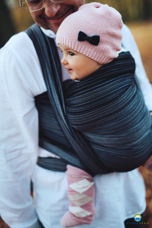Little Frog Baby Sling - Hematite size 3