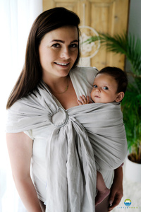 Ring Sling Pure Linen Fossil - taille S (1,7 m) DEMO