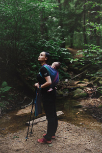Écharpe de portage Bamboo Misty Zircon - taille 7/2e choix