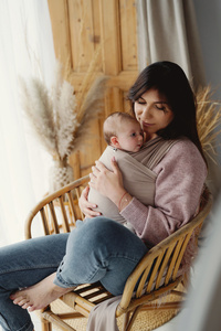 Écharpe porte-bébé extensible Royal Beige/ 2e choix