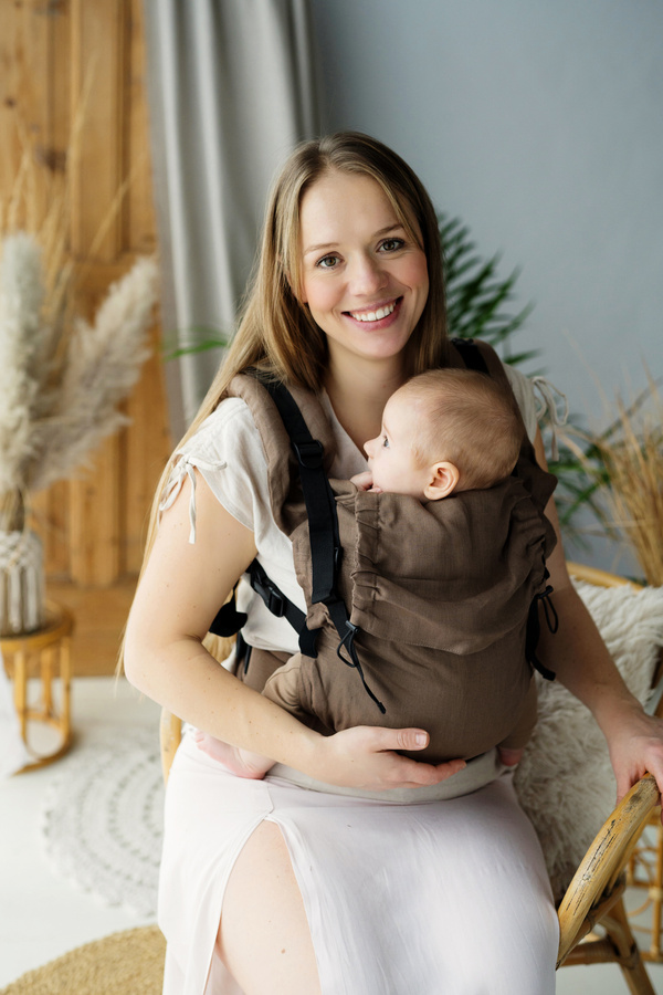 Baby Carrier Prime Pure Linen Bali Wood DEMO