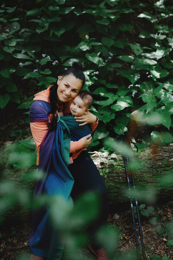 Ring Sling Bamboo Misty Zircon - taille M (2m) DEMO