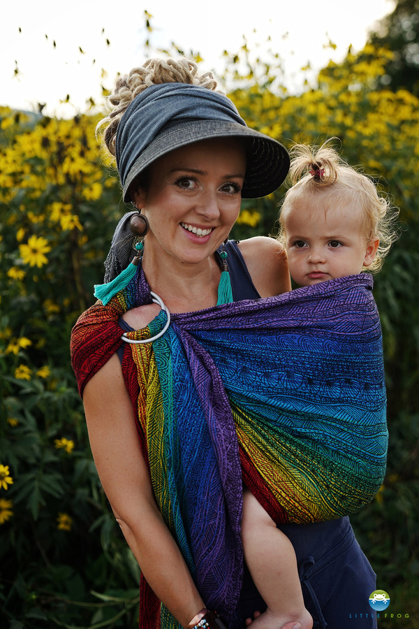 Ring Sling Rainbow Harmony - taille M (2 m) /2e choix