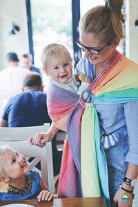 Ring Sling Sandy Ammolite - taille M (2m)/2e choix