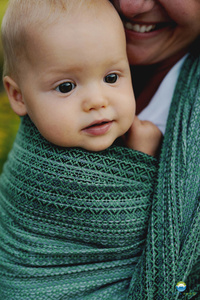 Ring sling Lovely Fern- size M (2m)