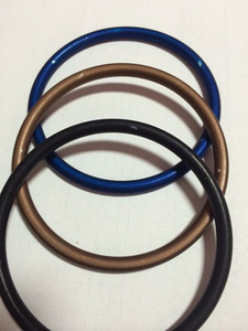 Alluminium sling rings S - ORANGE