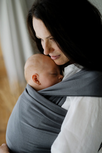 Stretchy Baby Sling Lava