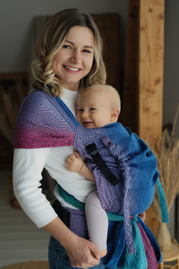 Baby Carrier Cross Hybrid TENCEL™ Aurora Cube/2nd class