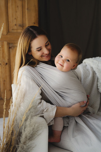 Écharpe de portage Beige Moonstone - taille 5 DEMO