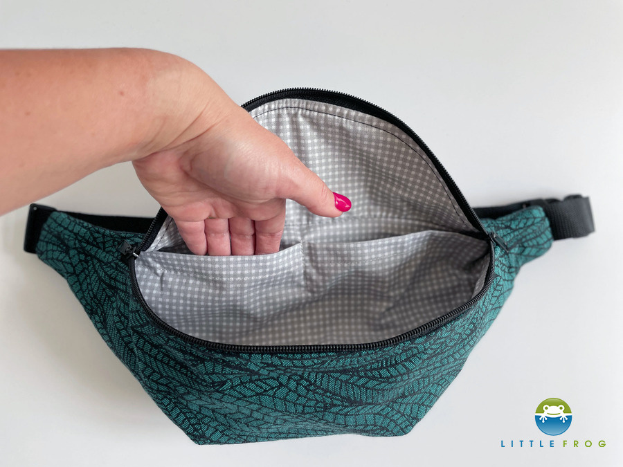 Large WAIST BAG  Little Frog - Ocean Wildness