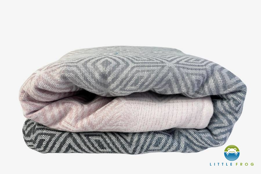 Écharpe de portage Cotton Foggy Cube - taille 5