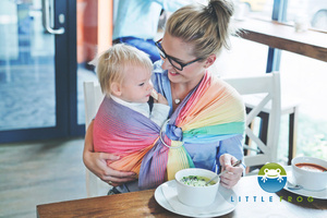 Ring sling Merino Ammolite - size M (2m) /2nd class