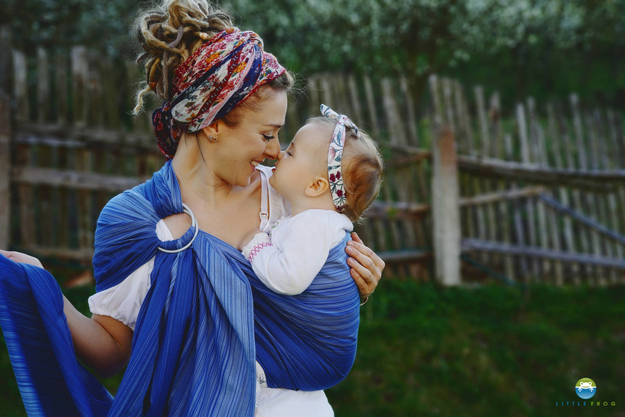 Ring Sling Sapphire - taille M (2m )/2e choix