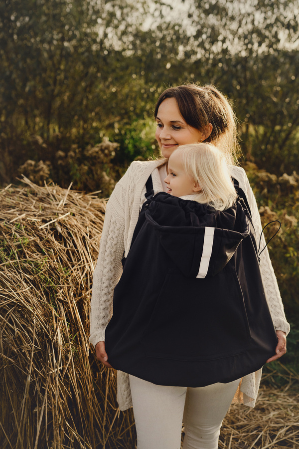 Babywearing Cover (softshell) - Black 