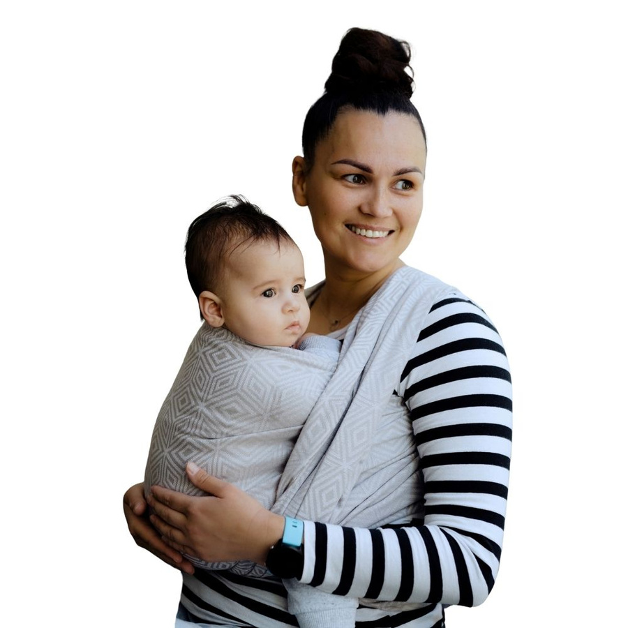 Baby Sling Grey Cube size 5