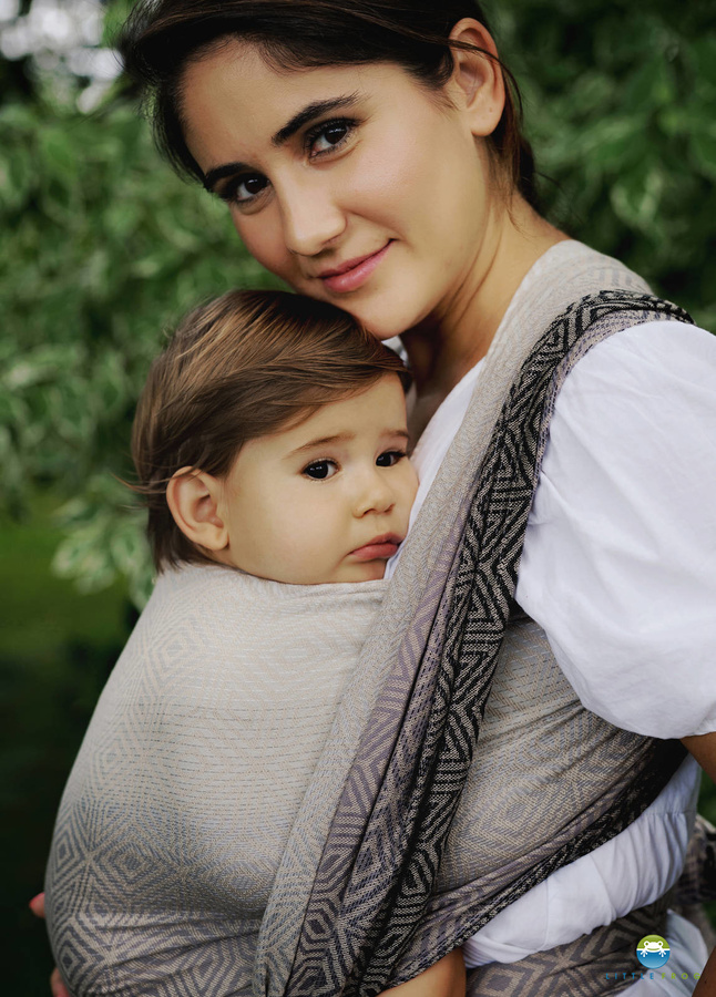 Baby Sling TENCEL™ Smokey Cube size 5