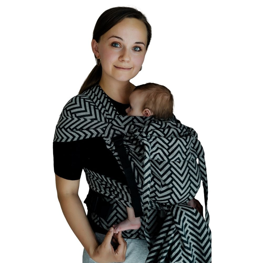 Porte-bébés Hybride Cross Hybrid Linen Onyx Miles