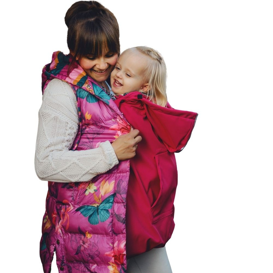 Babywearing Cover (softshell) - Magenta 
