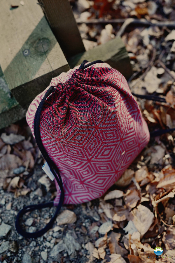 Drawstring Bag for wrap/sling - Ruby Cube