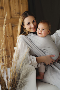 Écharpe de portage Beige Moonstone - taille 5 DEMO