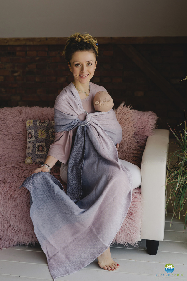 Ring sling Lovely Lavender - size M (2m) /2nd class
