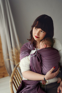 Ring Sling avec bambou – Bamboo Rubellite L (2,3 m)