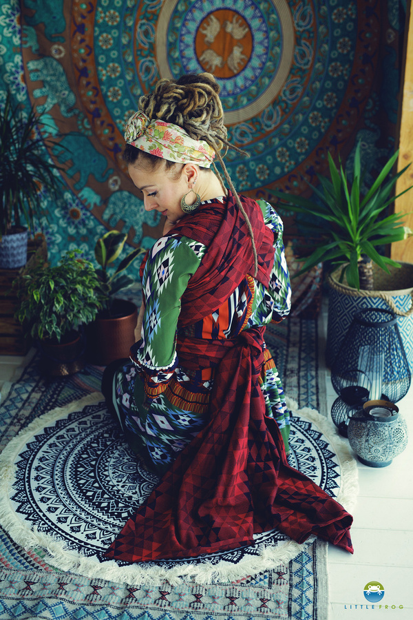 Écharpe de portage Ruby Illusion - taille 6 /2e choix