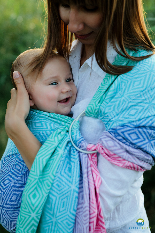 Ring sling Aurora Cube - size S (1,7 m) /2nd grade