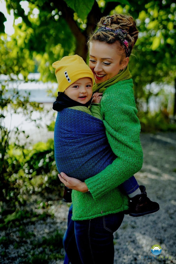 Ring sling TENCEL™ Lovely Darkness - size S (1,7 m)