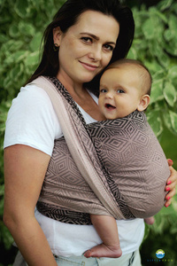 Baby Sling TENCEL™ Charmy Cube size 6