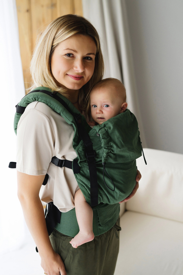 Porte-bébé ergonomique Prime Linen Matcha v3 /2e choix