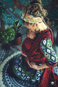 Baby Sling Ruby Illusion size 5 DEMO