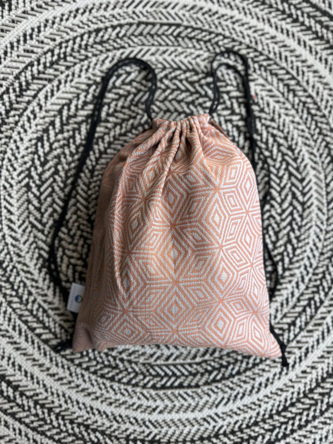 Grand Sac à cordon pour écharpe - Tencel Foxy Cube