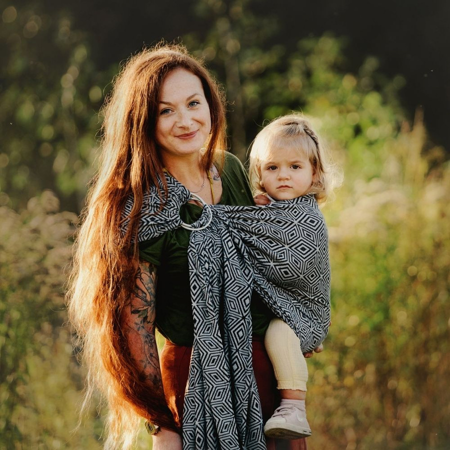 Ring sling Inky Cube - size M (2m)