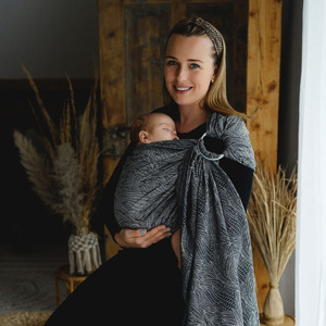 Ring Sling Linen Night Wildness - taille M (2 m)