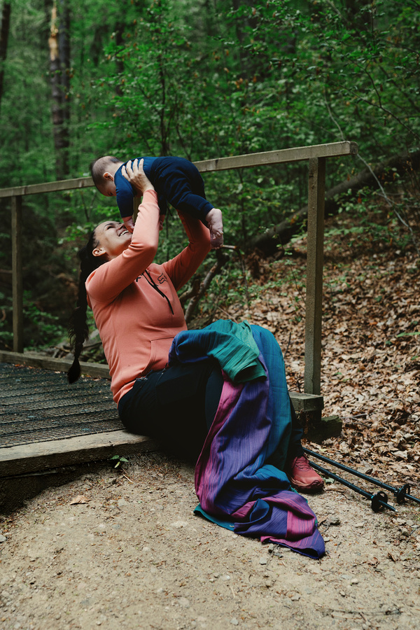 Écharpe de portage Bamboo Misty Zircon - taille 7/2e choix