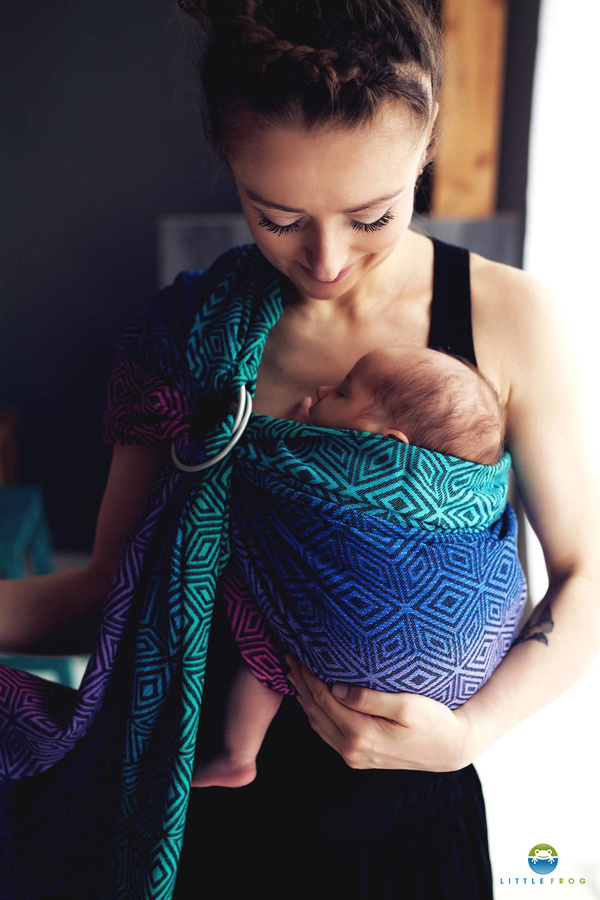 Ring sling Dark Aurora Cube - size M (2m) /2nd class