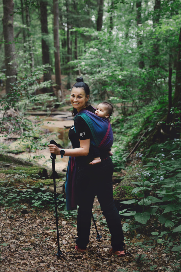 Baby Sling Bamboo Misty Zircon size 7/2nd class