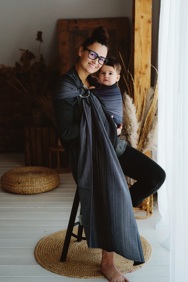 Ring Sling Hematite - taille S (1,7 m) )/2e choix