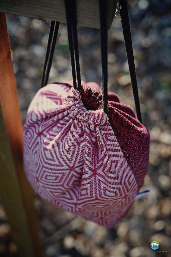 Drawstring Bag for wrap/sling - Ruby Cube