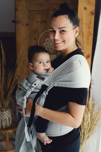 Porte-bébés Hybride Cross Hybrid Grey Cube