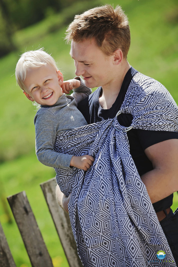 Ring sling Black Cube - size M (2,1 m)