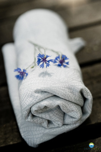 Écharpe de portage Linen Silver Wildness - taille 6 DEMO