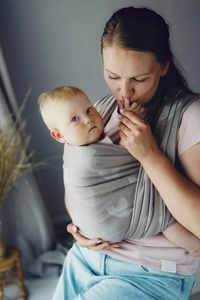 Baby Sling TENCEL™ Hazy Love Drift size 8