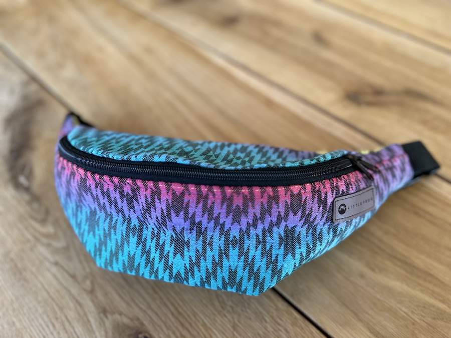Large WAIST BAG Little Frog - Prismatic Ethno