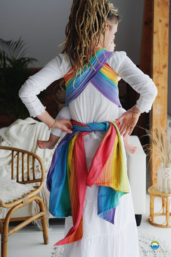 Écharpe de portage TENCEL™ Daisy Agat - taille 6 /2e choix